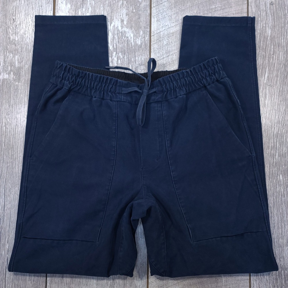 Lululemon Bowline Pant Men S Navy Blue Pullon Elastic Waist Drawstring Tapered - Picture 3 of 7